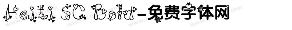 Heiti SC Bold字体转换